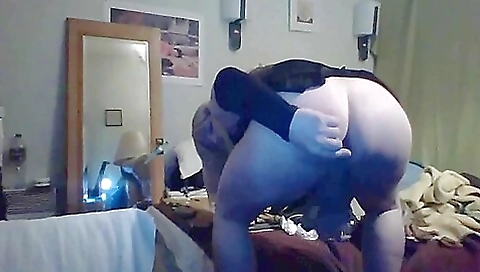 Big-ass blonde milf with a sexy body fucks and nails