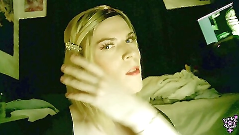 Amateur blonde slut swallows cum after anal and oral sex