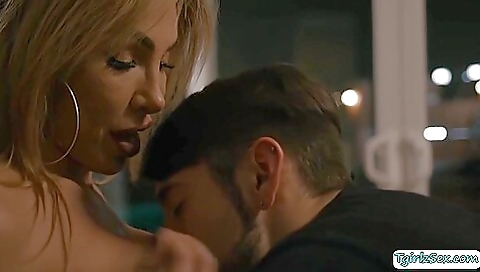 Milf with big tits with a large ass getting banged deep