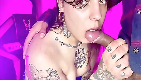 Horny brunette teen has anal sex with her married neighbor