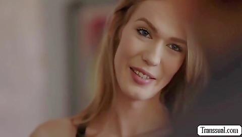 Redheaded stepbrother licks and bareback fucks his skinny stepdaughter