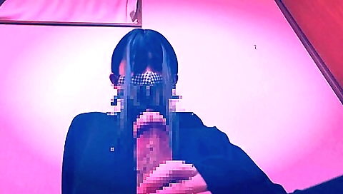 Japanese amateur girl shows off her boobs and cum on face